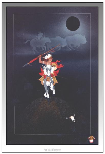 The efforts of these proud and freedom—loving people to keep their hunting grounds and live their roving , carefree existence make one of the saddest annals in Indian history.  The people were eventually confined to reservations and gave little trouble until the dark of the moon, when the Ghost Dance religion swept over the Indian country.